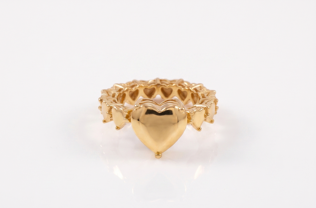Gouden Hart Ring