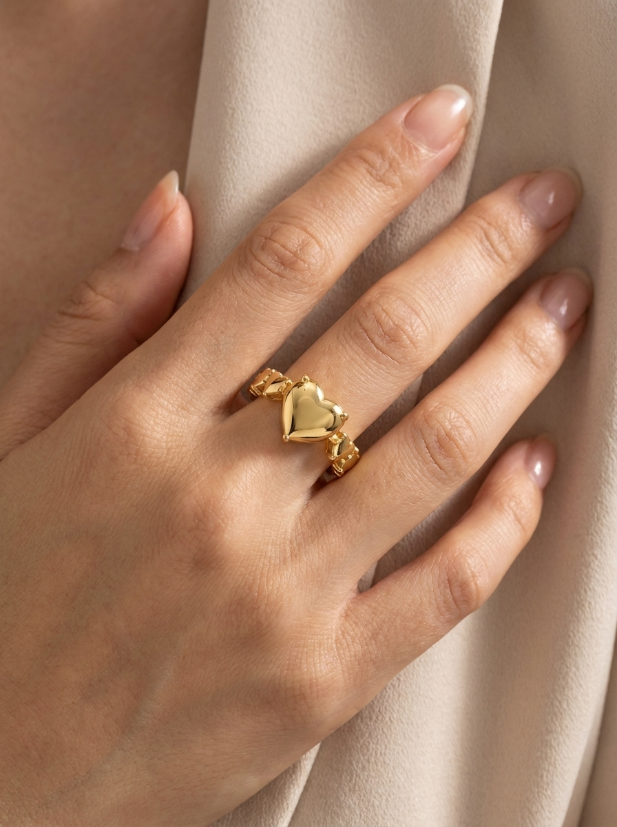 Heart of Gold Ring